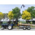 hydraulic timber loading traile wood trailer