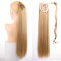 Long Silky Straight Ponytails In Synthetic Tail Heat Resistant Fake Hair Lengthening Hairpiec Synthetic Ponytails Hair Extension