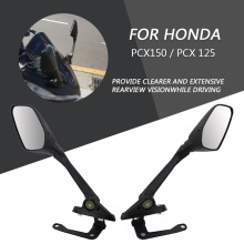 Aluminum Motorcycle Rearview Mirrors Handlebar Rear View Side Mirror Modification Accessories For Honda PCX 150 125 pcx 125 150