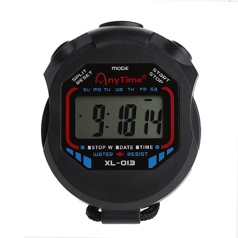 Classic Digital Handheld LCD Chronograph Sports Stopwatch Timer