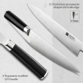 XINZUO 210/270mm Gyuto Chef Knife High Carbon 3 Layers 440C Forge Kitchen Knives Stainless Steel Meat Knife G10 Handle