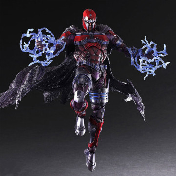 PLAY ARTS 27cm Marvel X-men Magneto Max Eisenhardt Action Figure Model Toys