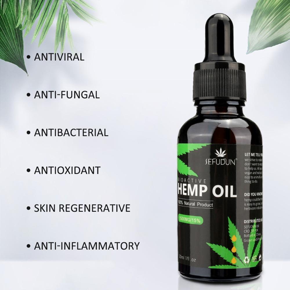 Pure Organic Essential Oils and Face Cram CBD Hemp Sleep Oil Help Body Relieve Stress 2000MG Anxiety Herbal Set Drops M0Y4