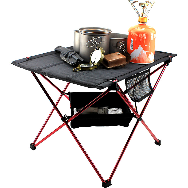 Hot Sale Portable Foldable Folding Table Desk Camping Outdoor Picnic 6061 Aluminium Alloy Ultra-light Folding Desk