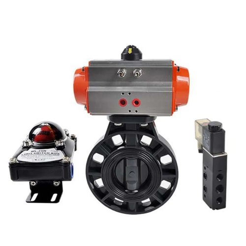 Spring Returned Pneumatic UPVC Air Actuated Butterfly Valve Wholesale,Supply Various Spring Returned Pneumatic UPVC Air Actuated Butterfly Valve of High Quality