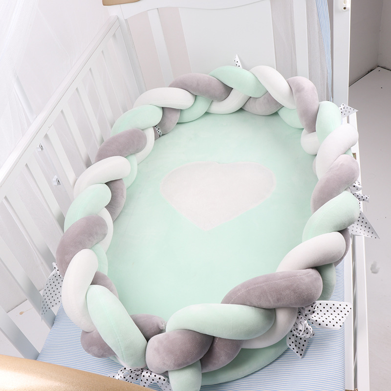 Dropshipping Portable Baby Crib Nursery Travel Folding Baby Bed Infant Toddler Sleep Nest Cotton Cradle Babies Cot Bassinet