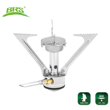 BRS 1.94KW Strong Power Portable Outdoor Backpacking Camping Stove 87g Mini Gas Stove Copper Magnalium Alloy Gas Stove