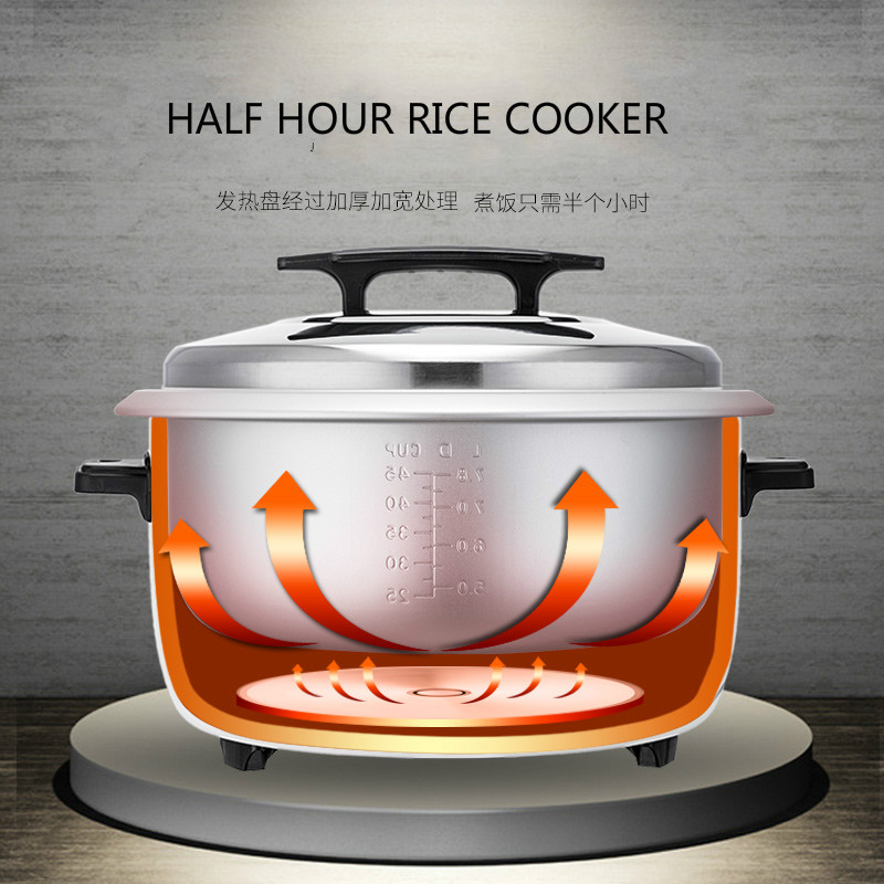 Commercial Electric Rice Cookers Restaurant Dining Hall Thermal Pot Micro pressure Cooker