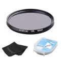 RISE(UK) 62mm Circular Polarizing CPL C-PL Filter Lens +case+gift For Canon NIKON Sony Olympus Camera HOT SALE