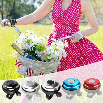 Multi-color Bicycle Bell Right Hand Bicycle Bike Bell Aluminum Loud Crisp Clear Sound Adults Kids Ringer Decoration#50