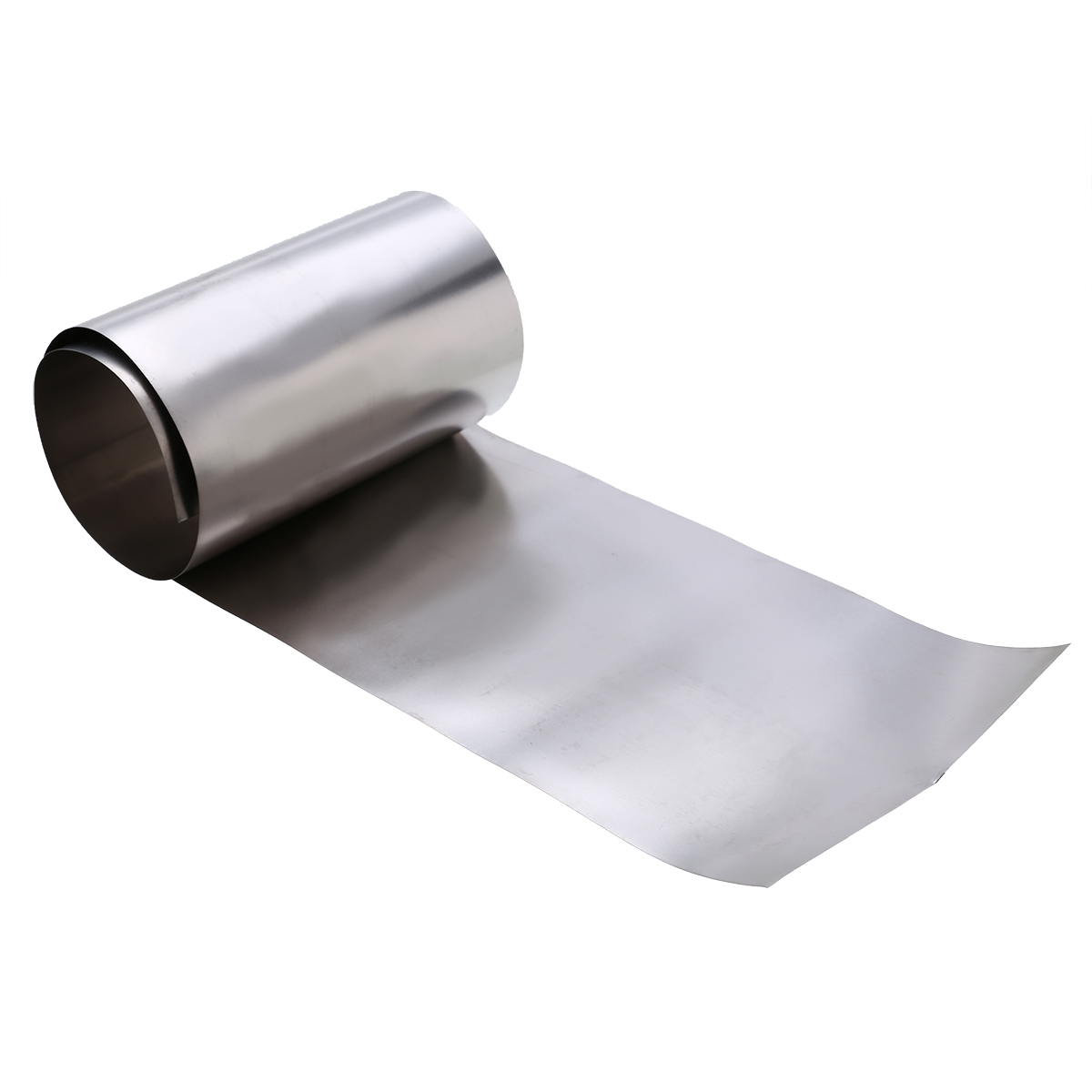 1pc Ti Gr2 Titanium Thin Metal Square Plate Sheet Foil Craft Silver 0.1*100*500mm Mayitr