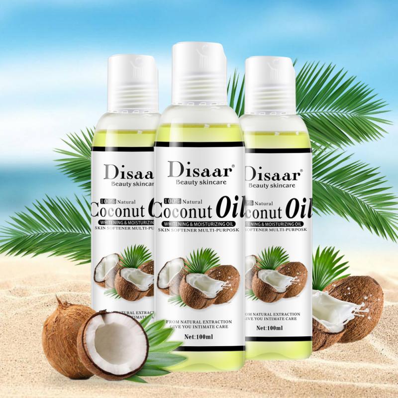 100% Natural Organic Coconut Oil Body Face Massage Essential Oil Moisturizing Relaxation Oil Control Skin Care Massage TSLM1