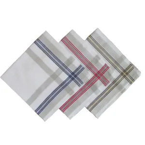 100% Cotton Jacquard Woven Mens Handkerchief