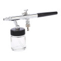 0.35mm Spray Gun Airbrush Kit Siphon Feed Dual Action Air Brush for Temporary Tattoo Manicure Makeup Cake Art Painting