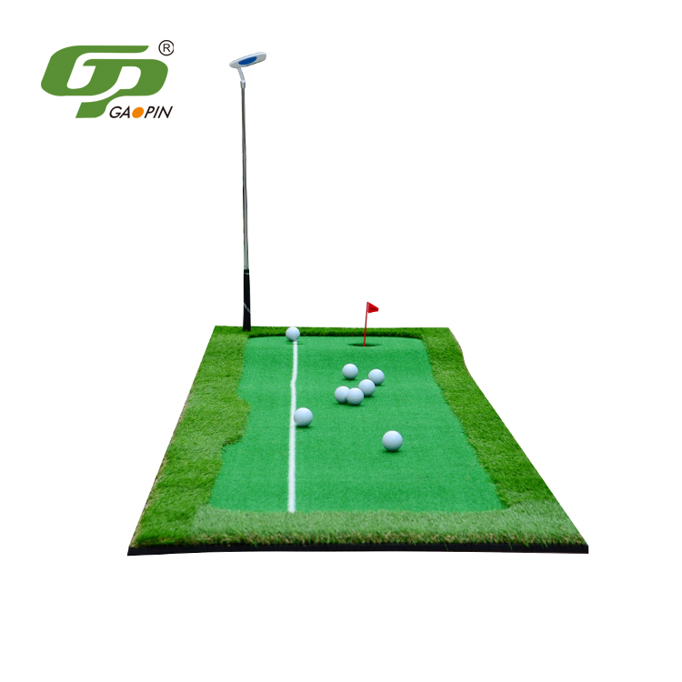 Golf Putting Green with White aiming line