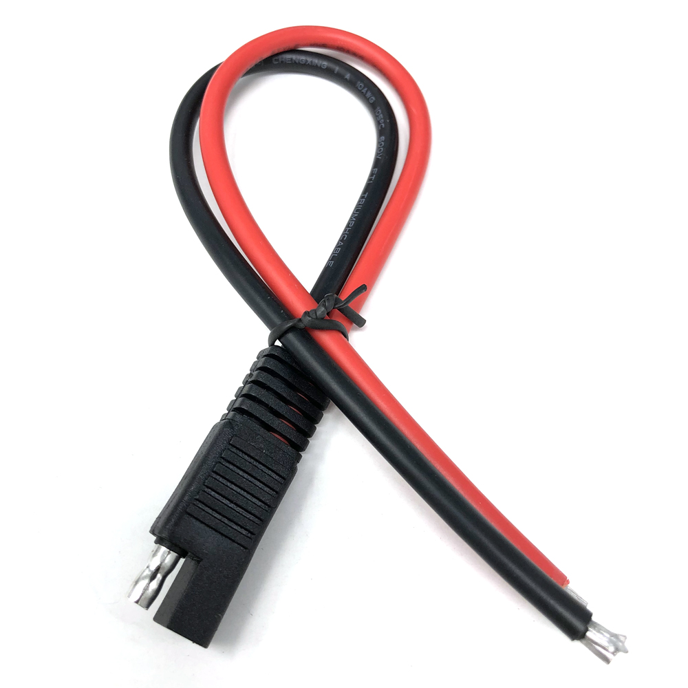 DIY 10AWG SAE TO SAE Extension Cable DC Power Automotive Extension Cable Solar Panel Battery SAE Plug