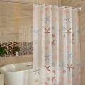 Modern Bathroom Shower Curtain Waterproof Mildew PEVA Shower Curtains Starfish Seaside Style Bath Curtain for Shower Room