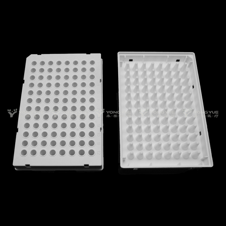 0 1ml 96 Well Pcr Plate Full Skirt White Frame White Tube