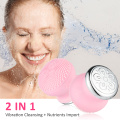 Electric Facial Cleansing Brush Face Care Import Device Waterproof Silicone Vibration Face Massage