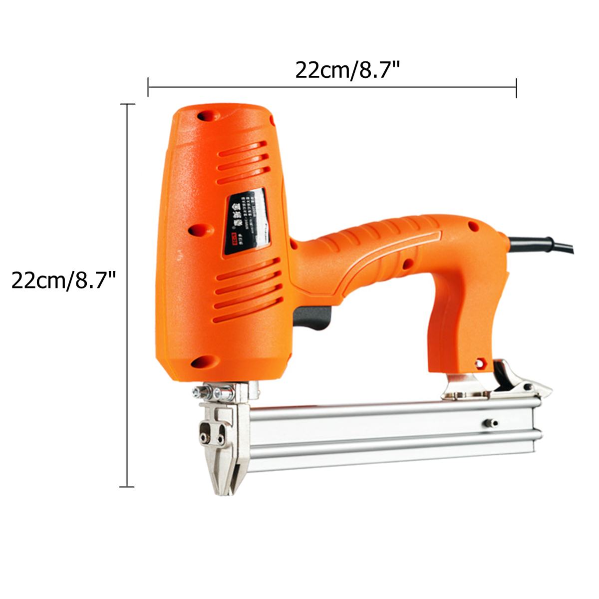 2300W 220V Electric Nail Gun (Straight+Staple) Framing Tacker and Stapler Woodworking Tools Portable Electric Tacker Gun