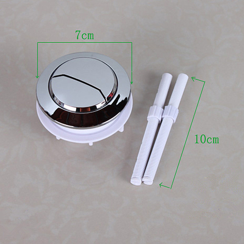 High-end toilet flush button,two-button toilet tank switch,ABS material,Free Shipping J14229