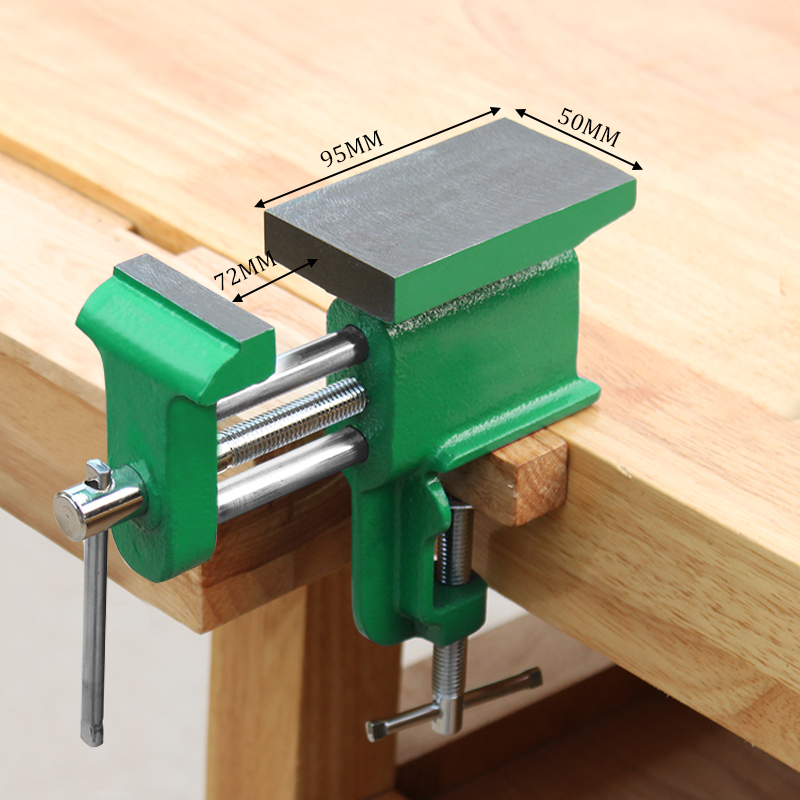 Bench Vise with Large Anvil 50*95mm Table Usage Multifunction Home Using Hand Tools