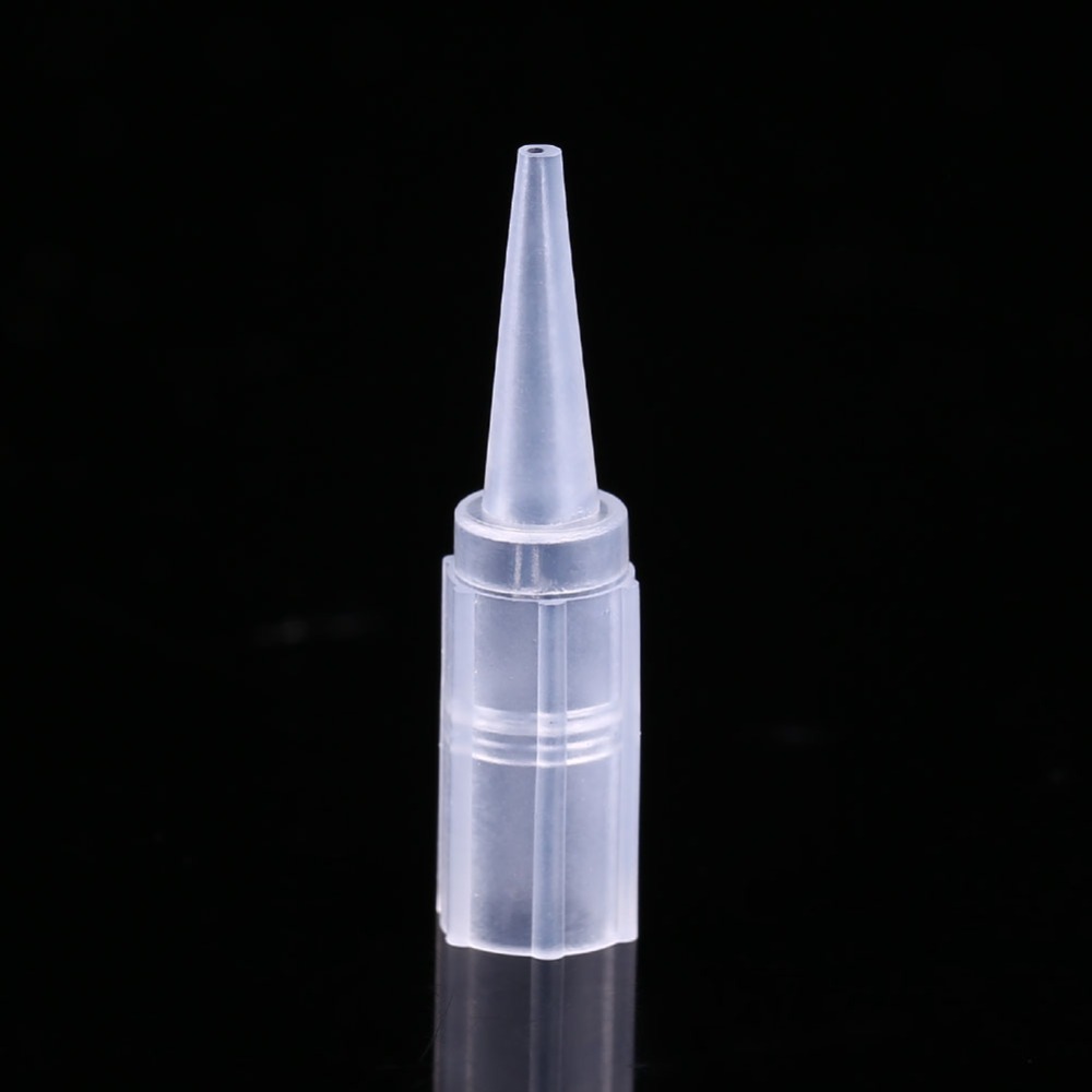 Wholesale 500Pcs Disposable Tattoo Nozzle Tip Caps 3 Types Microblading Pen Needle Tube Plastic Cap 1R 3R 5R Tattoo Accessories