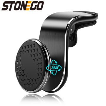 STONEGO 360 Metal Magnetic Car phone Holder Universal Magnet Air Vent Mount in Car Mobile Phone Holder Stand