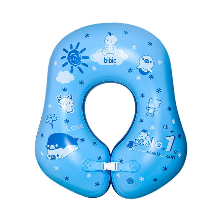  Inflatable PVC baby float ring kids neck float