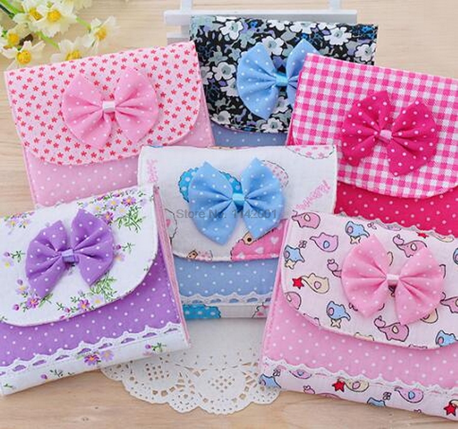 1000pcs Tampon Storage Bag Sanitary Pad Pouch Women Napkin Towel Cosmetic Bags Ladies Makeup Bag Girls Tampon Holder Organizer