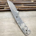 X-11DP Integral keel Damascus Steel Sharpen Diy knife Blade Making DIY Parts Fixed blade Outdoor Camping Hunting Knife Billet