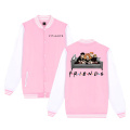 Bomber Jacket 2019 Spring Friends Tv Shows Print Boys Jacket Coat Baseball Baby Girls Jackets Fashion Cosplay Costume Hoodies