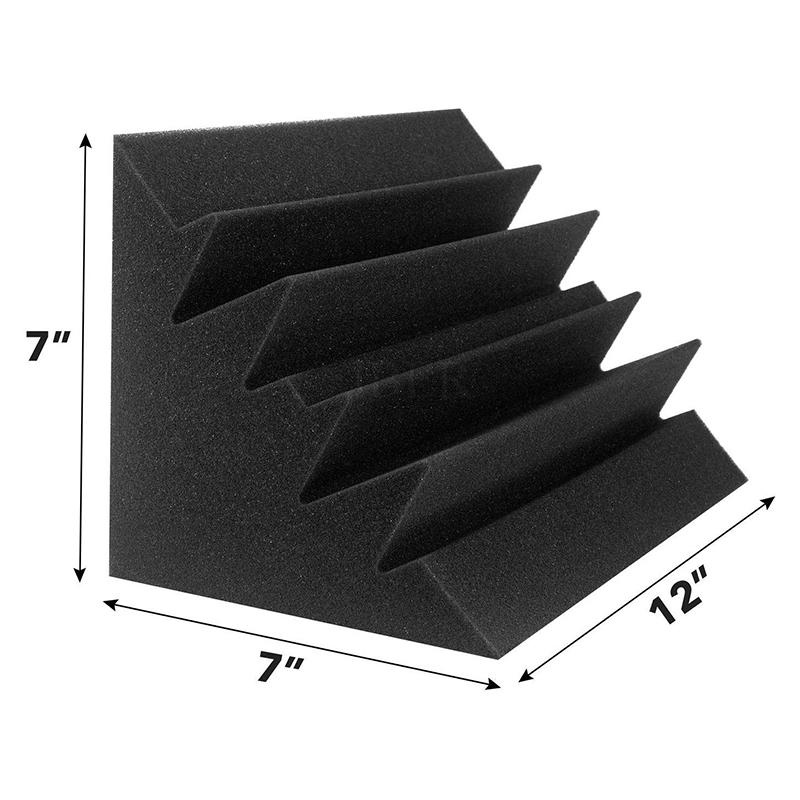 8 Pack Acoustic Panels Soundproofing Foam Acoustic Tiles Studio Foam Sound Wedges 12 x 12 x 24 cm