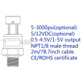 2m/78.7inch cable, Multi-Range Optional Import Ceramic Pressure Sensor Pressure Transmitter Transducer