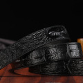 Male crocodile pattern automatic with leather and cowhide explosive fashion male belt with youth trendy trousers men belts 3.4cm