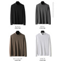 Ultra Soft Undershirt Men Long Sleeve Black 2020 Autumn Turtleneck Underwear For Male cotton Modal Viscose Basic Tops Tees White