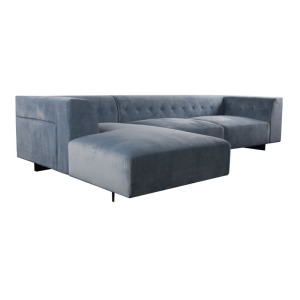 Modern velvet fabric living room sofa