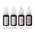 1PC Mircoblading Permanent Makeup Tattoo Inks Pigment for eyebrows shading and hair strokes with 4 colors for choose