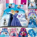 Disney Frozen 2 Bedding Set Elsa Anna Princess Kids Duvet Cover Bed Sheet Pillowcase for Baby Children Boys Girls Birthday Gift