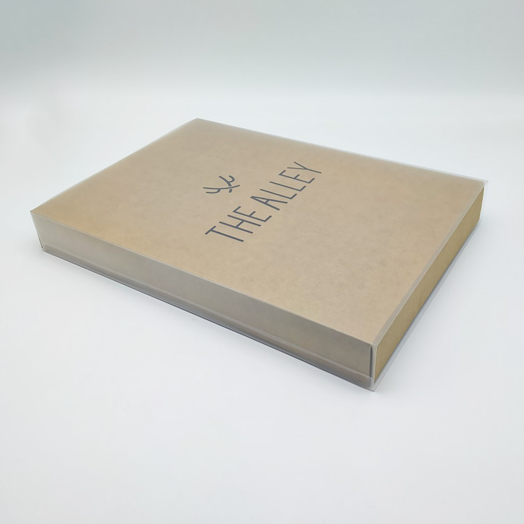 Kraft Box With Pvc Frosted Sleeve