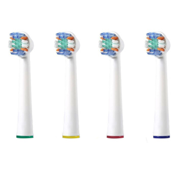 4pcs Electric Toothbrush Heads Compatible for Oral Hygiene B Vitality D012 Pro 1000 Pro Health free shipping