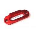 Free Shipping Red 4000LBS Aluminum Fairlead,ATV Hawse Fairlead,Synthetic Winch Rope,Synthetic Fairlead