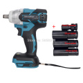 Electric Rechargeable Brushless Impact Wrench Cordless body with 19 21 22mm socket & Shank socket Adapter Quick-Release Driver