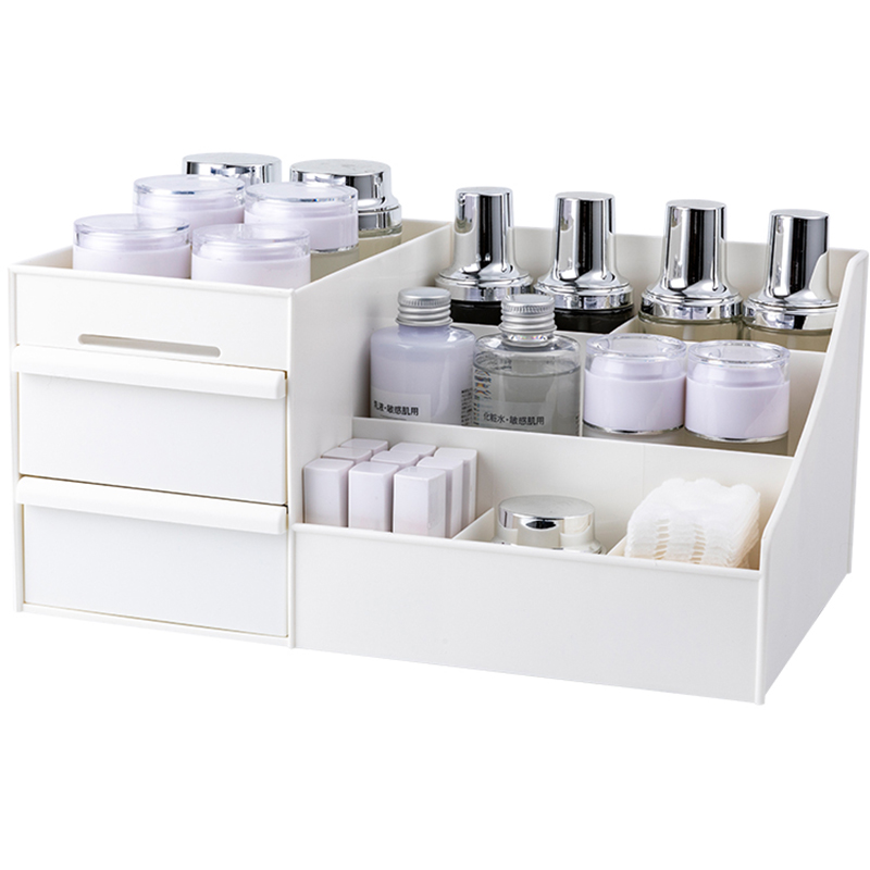 2020 New Plastic Cosmetic Drawer Makeup Organizer Makeup Storage Box Container Nail Art Storage Desktop Sundry Storage Box