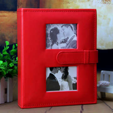 NEW 6 inch Photo Album With PU Leather Cover Interleaf-Type 200 Pockets For Wedding Lover Sweet Memory Photo Album