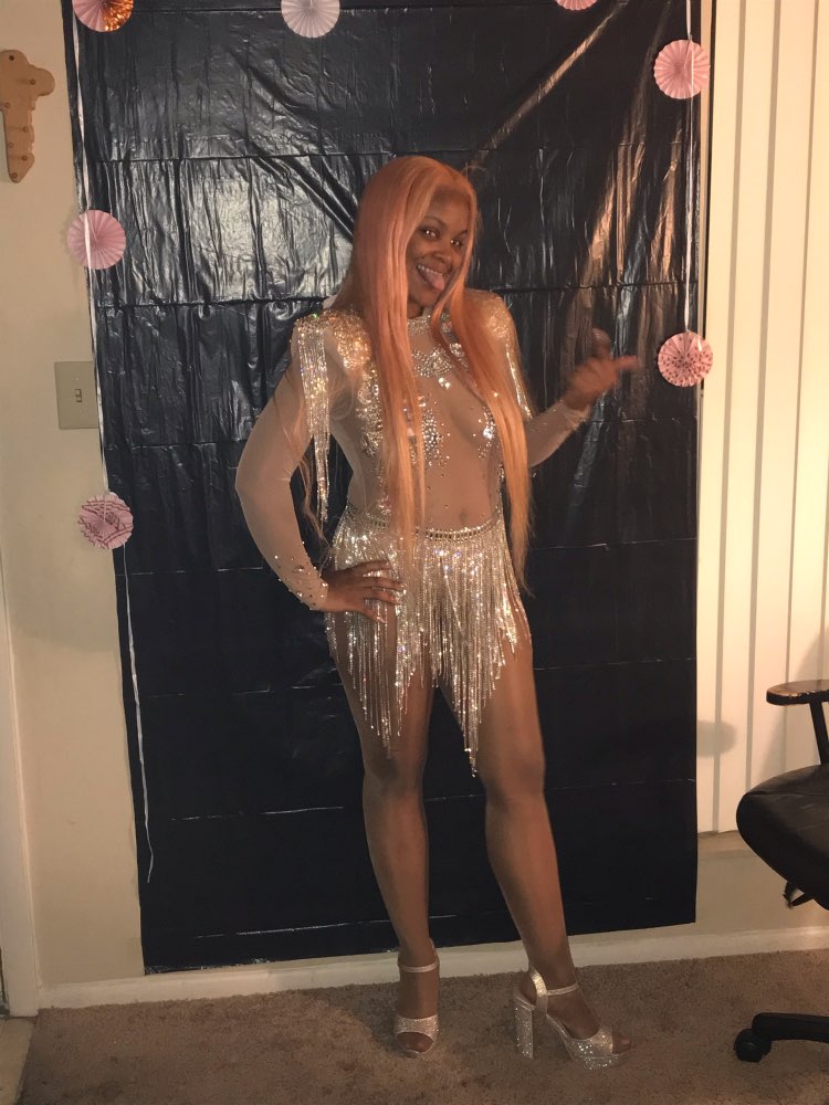 Shining Big Crystals Mesh Sexy Bodysuit Sparkly Rhinestones Chains Fringes Outfit Nightclub Party Wear See Through Costume
