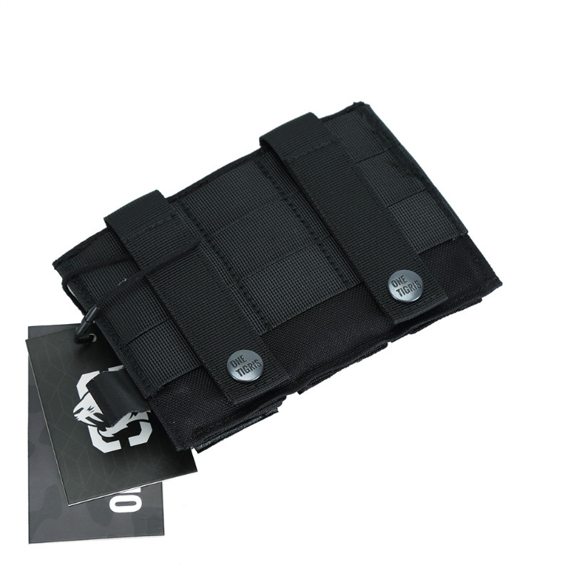 OneTigris Tactical Triple Pistol Magazine Pouch 9mm 40 S&W 45 ACP Mag Pouch For GLOCK, M1911, 92F, 40mm grenades, etc.