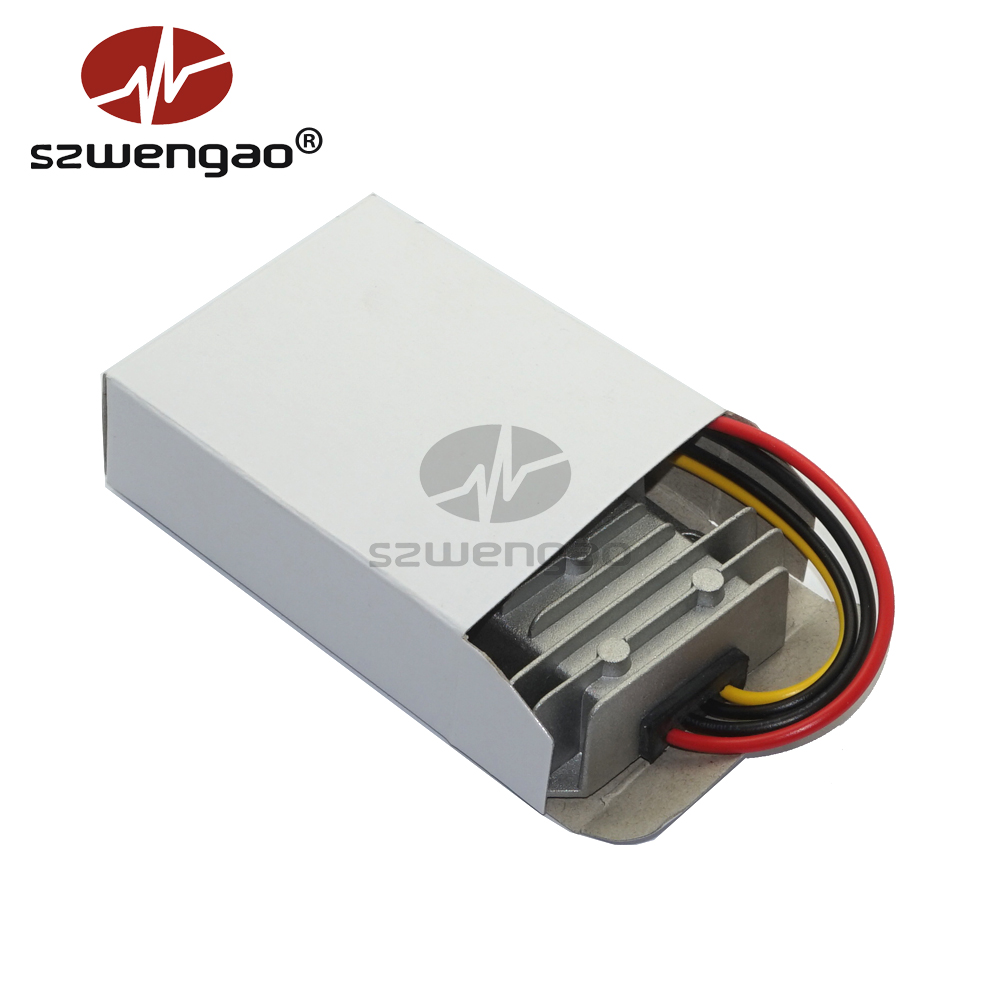 Wengao Step Up DC DC Converter 12V to 48V 1A 48W DC-DC Voltage Regulator Waterproof with CE Certificates