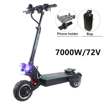 FLJ Upgraded 72V 7000W Electric Scooter with Dual motor Fast Top Speed E Bike Road tire Scooter electrico