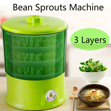 Warmtoo 220V 1.5L 3 Layers Ntelligent Bean Sprouts Machine Multifunctional Automatic Bean Sprouts Homemade DIY Tools